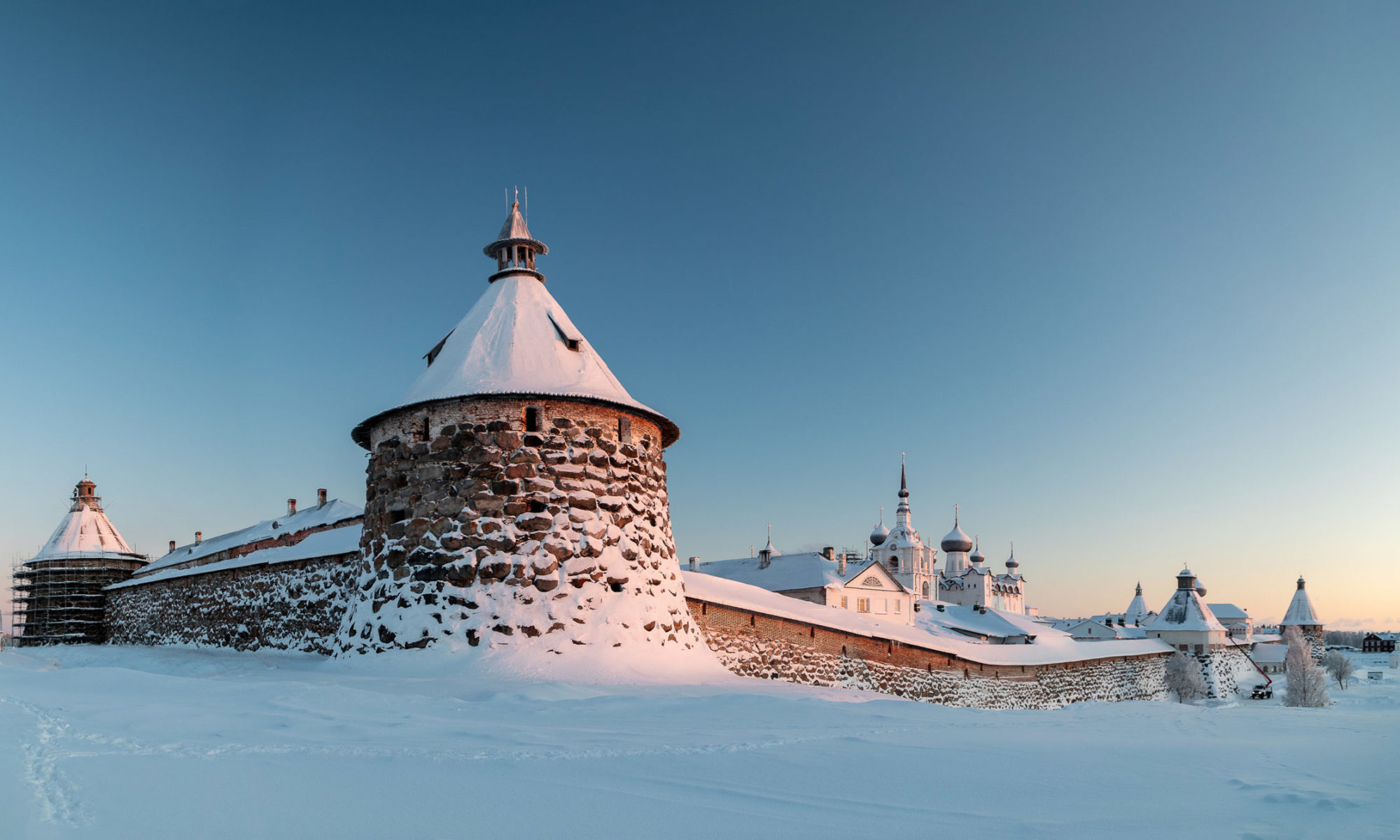 Соловецкий монастырь панорама