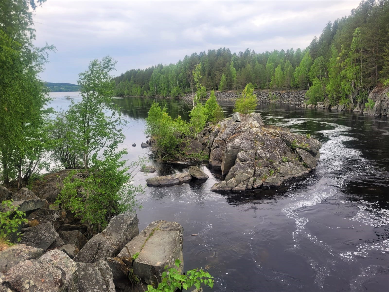 Соловецкие острова водопад